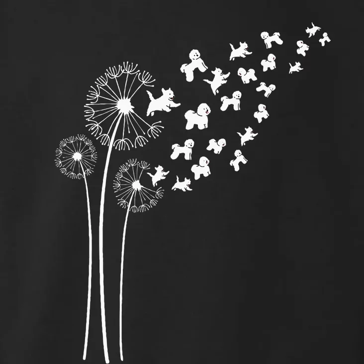 Bichon Frise Dandelion Flower For Dandelions And Dog Lover Toddler Hoodie