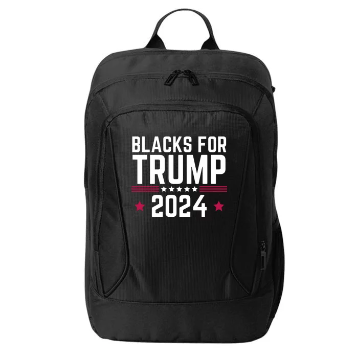 Blacks For Donald Trump 2024 Presidential Election Republican City Backpack