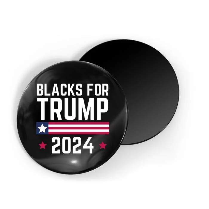 Blacks For Donald Trump 2024 Presidential Election Republican Magnet