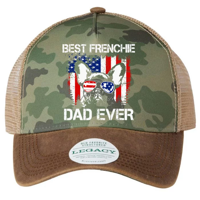 Best Frenchie Dad Ever Legacy Tie Dye Trucker Hat