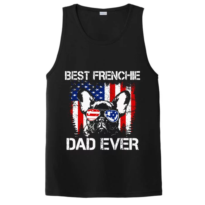 Best Frenchie Dad Ever Performance Tank