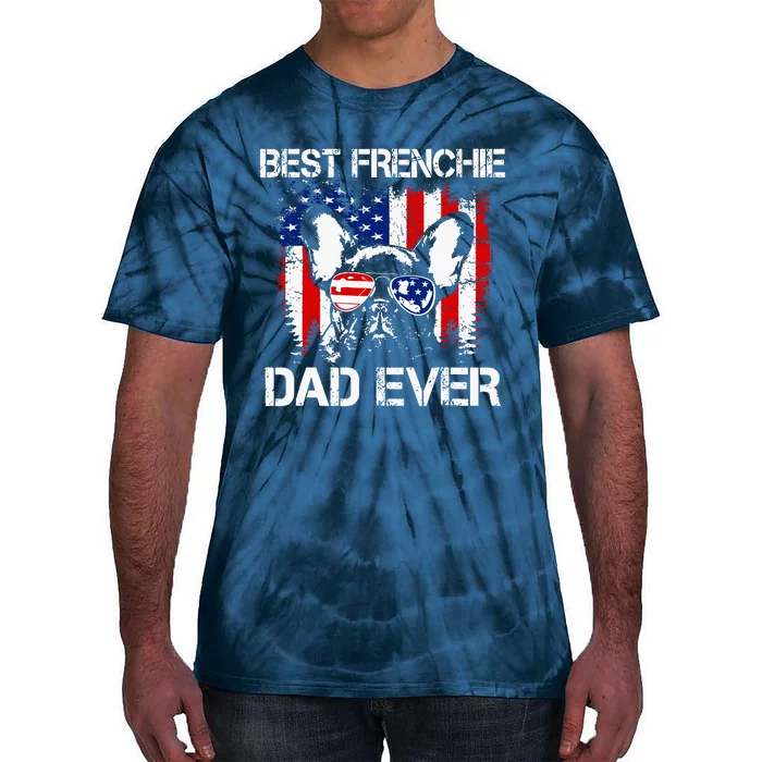 Best Frenchie Dad Ever Tie-Dye T-Shirt