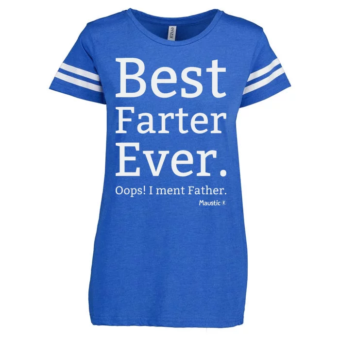 Best Farter Ever I Meant Father Father's Day Enza Ladies Jersey Football T-Shirt