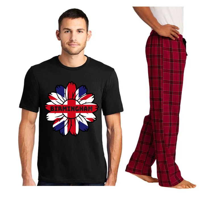 British Flag England Uk Sunflower Birmingham Union Jack Gift Pajama Set