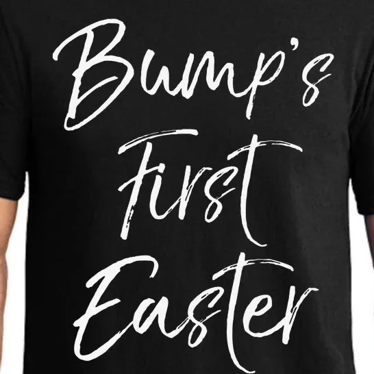 Bump's First Easter For Women Cute Pregnancy Pajama Set