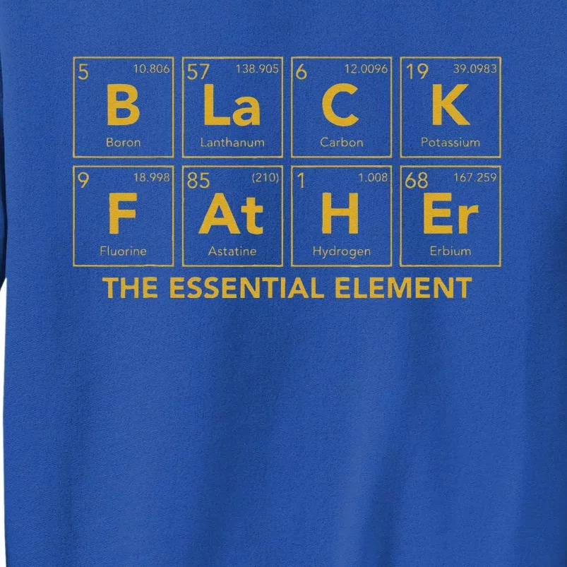 Black Father Essential Element Fathers Day Funny Black Dad Sweatshirt