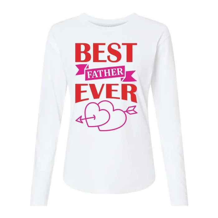 Best Father Ever Womens Cotton Relaxed Long Sleeve T-Shirt