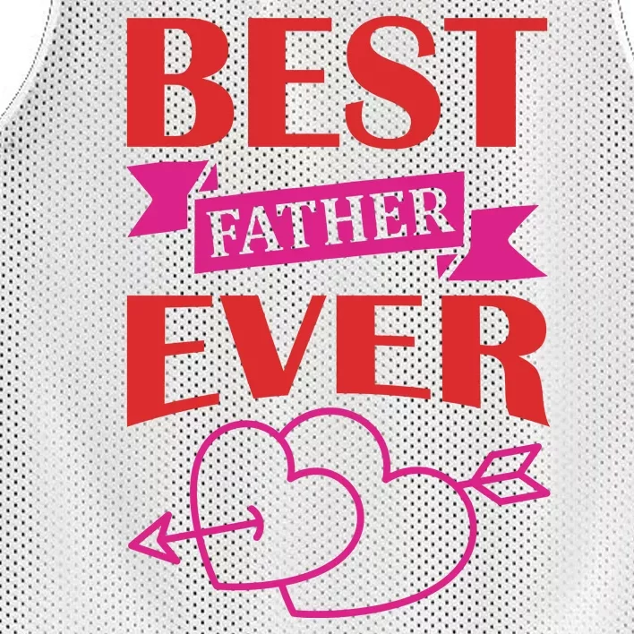 Best Father Ever Mesh Reversible Basketball Jersey Tank