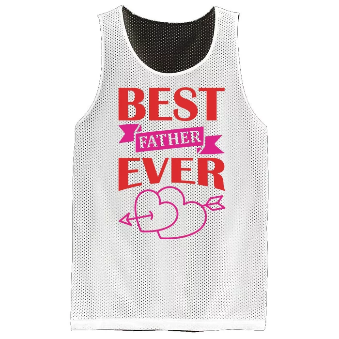 Best Father Ever Mesh Reversible Basketball Jersey Tank