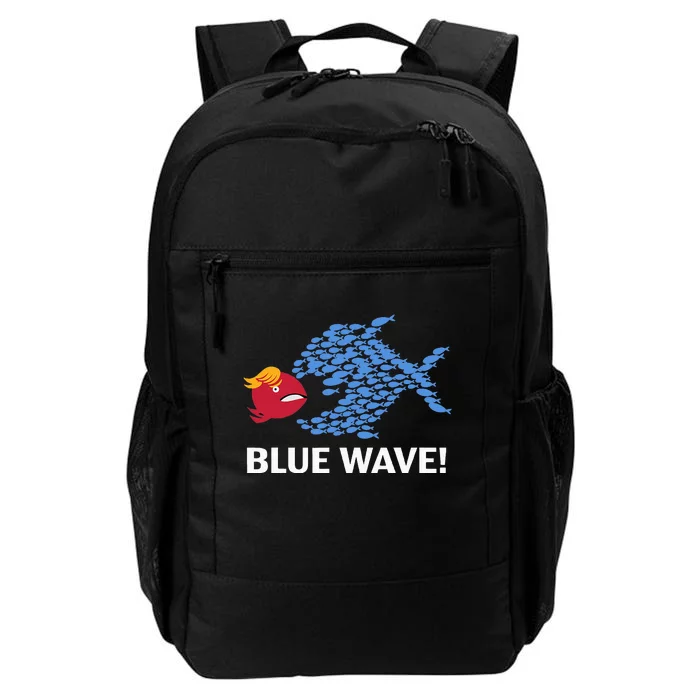 Big Fish Eat Little Fish Trump Hair Daily Commute Backpack