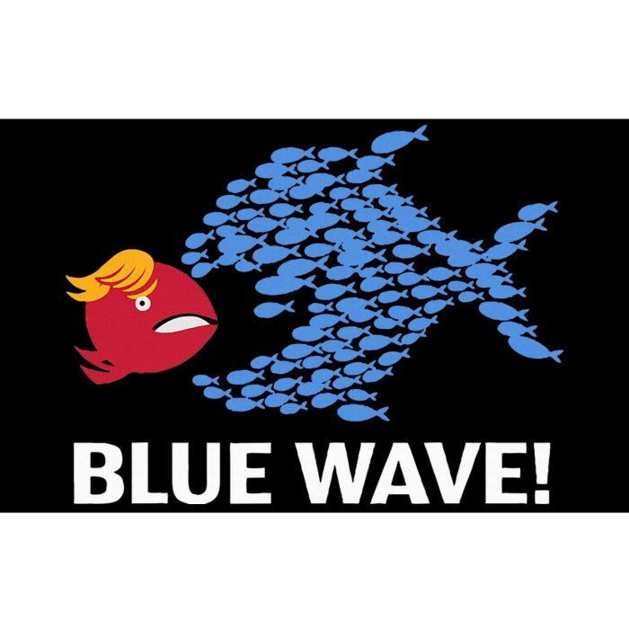 Big Fish Eat Little Fish Trump Hair Bumper Sticker