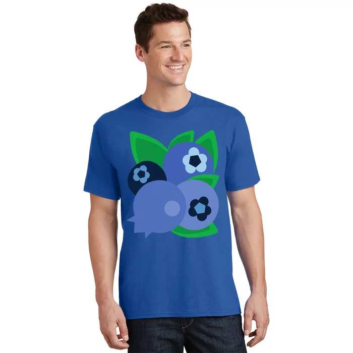 Blueberry Fruit Easy Lazy DIY Halloween Costume T-Shirt