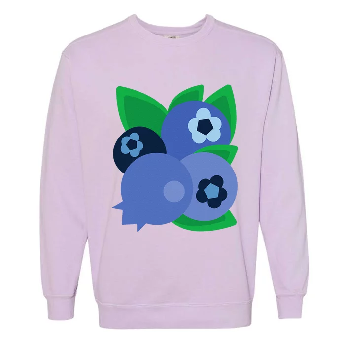 Blueberry Fruit Easy Lazy DIY Halloween Costume Garment-Dyed Sweatshirt