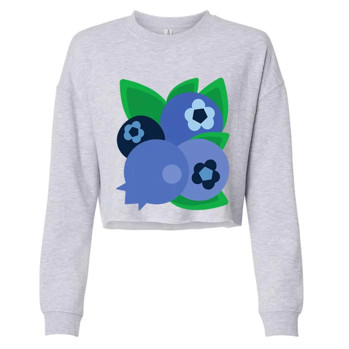 Blueberry Fruit Easy Lazy DIY Halloween Costume Cropped Pullover Crew