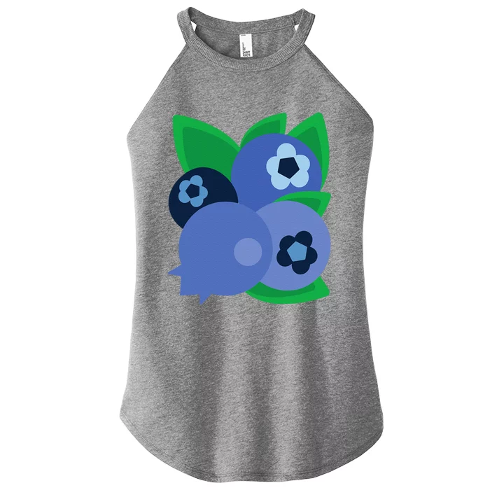 Blueberry Fruit Easy Lazy DIY Halloween Costume Women’s Perfect Tri Rocker Tank