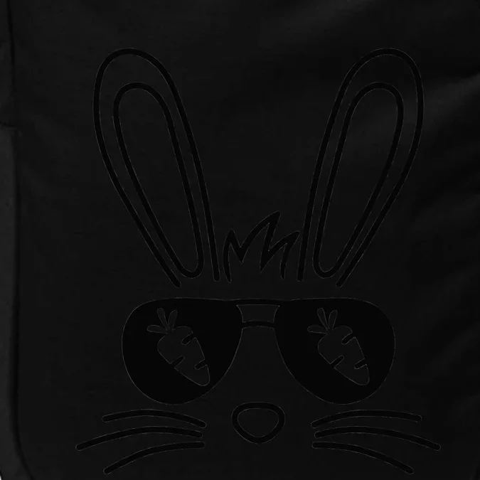 Bunny Face Easter Day Sunglasses Carrot Impact Tech Backpack