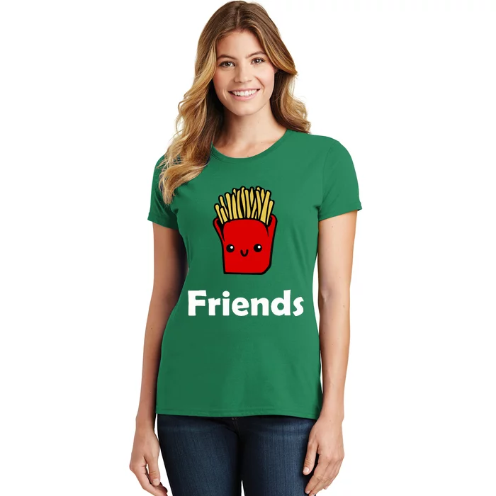 Best Friends Ever Hamburger French Fries Soda T Women's T-Shirt