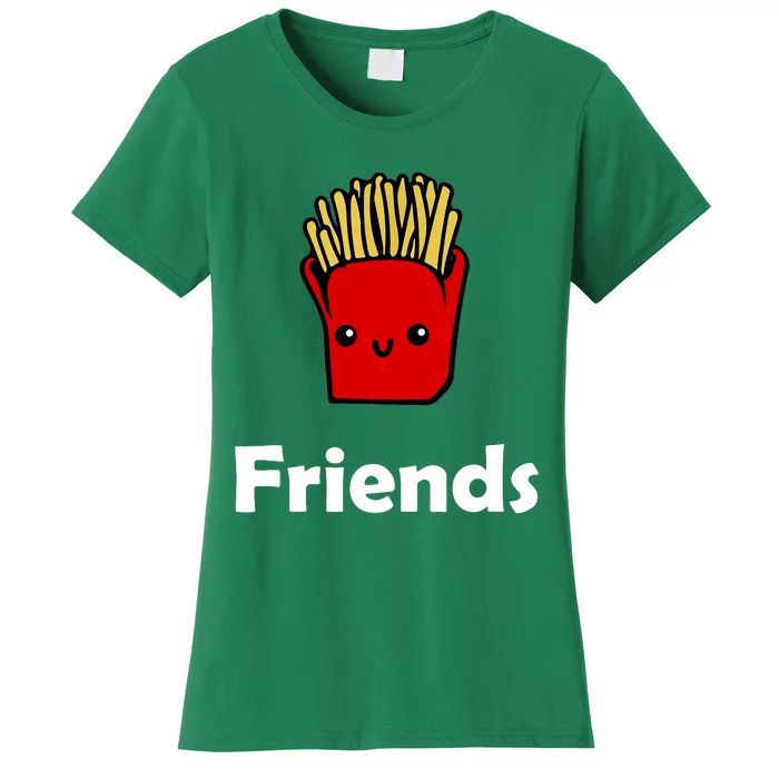 Best Friends Ever Hamburger French Fries Soda T Women's T-Shirt