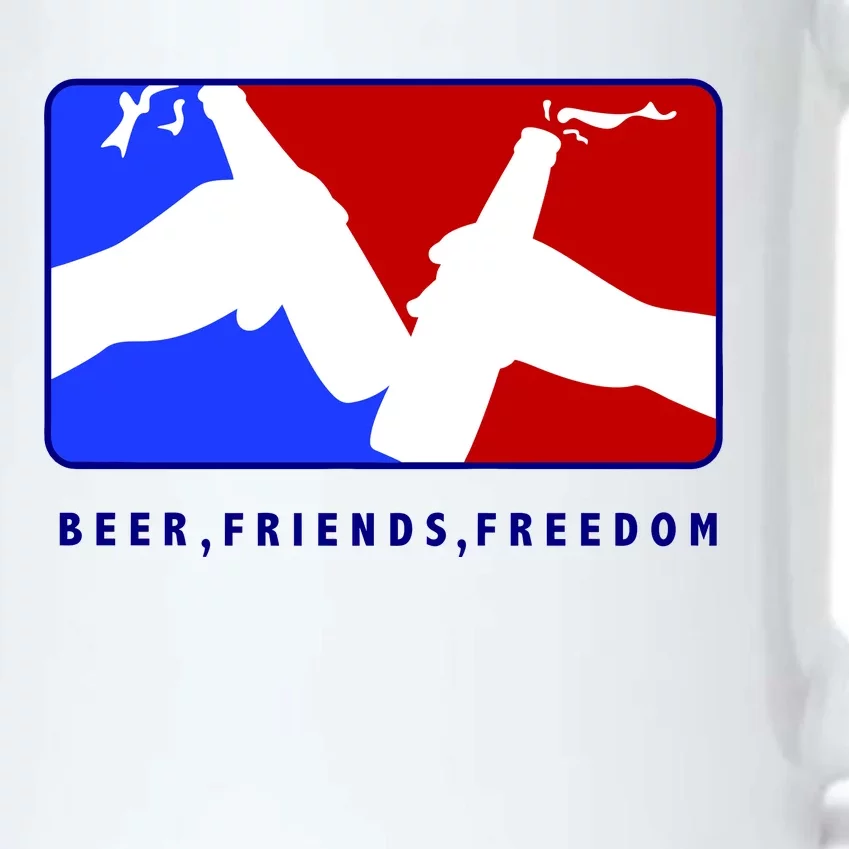 BFF Beer Friends Freedom Black Color Changing Mug