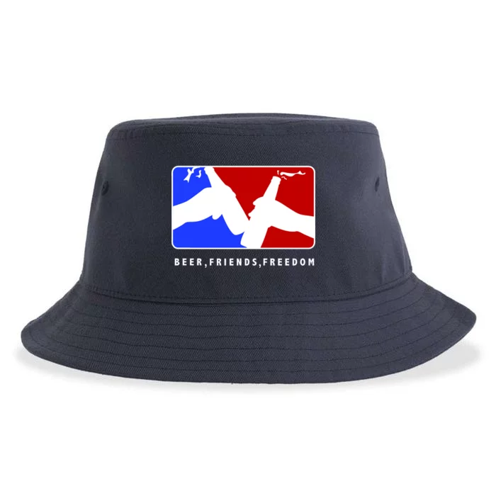 BFF Beer Friends Freedom Sustainable Bucket Hat