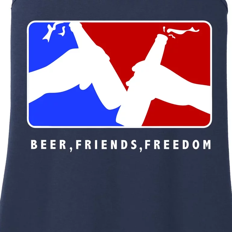 BFF Beer Friends Freedom Ladies Essential Tank