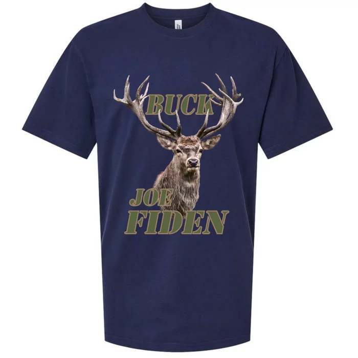 Buck Fiden Fxxk Joe Biden Sueded Cloud Jersey T-Shirt