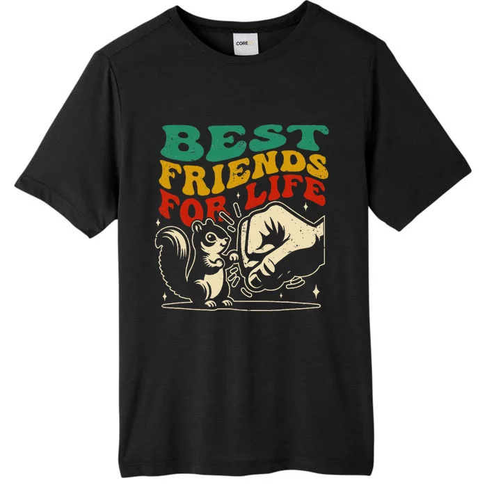 Best Friends For Life Squirrel Fist Bump ChromaSoft Performance T-Shirt