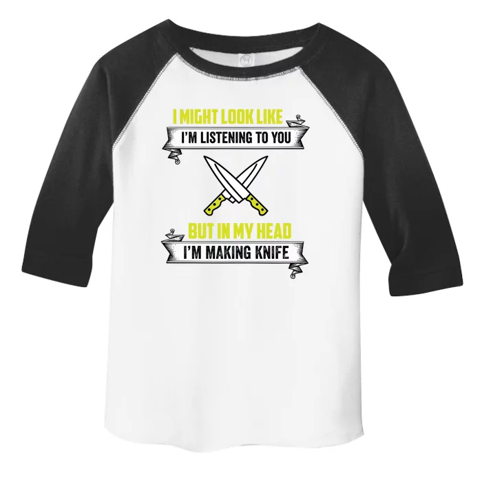 Bladesmith Fire Forge Funny Knife Making Forging Gorge Cute Gift Toddler Fine Jersey T-Shirt