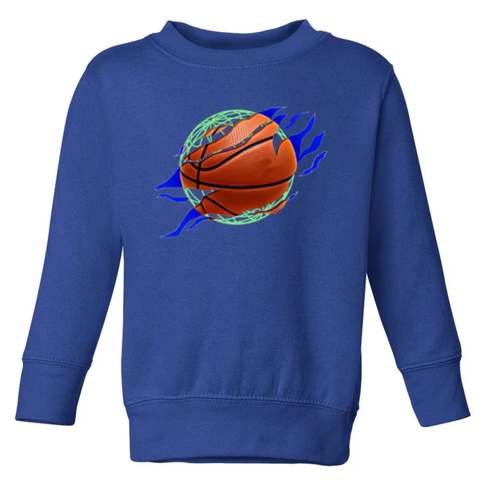 Basketball Fans (Front/Back) Gift Toddler Sweatshirt