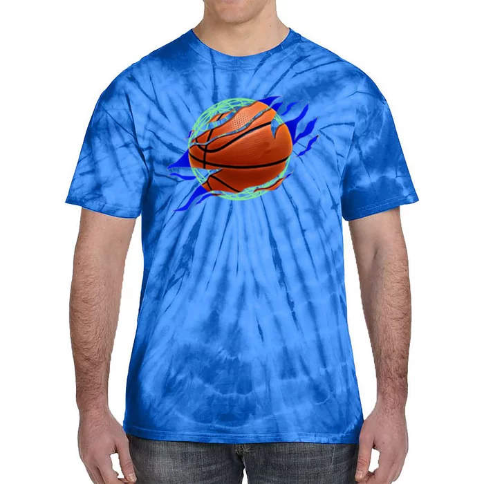 Basketball Fans (Front/Back) Gift Tie-Dye T-Shirt