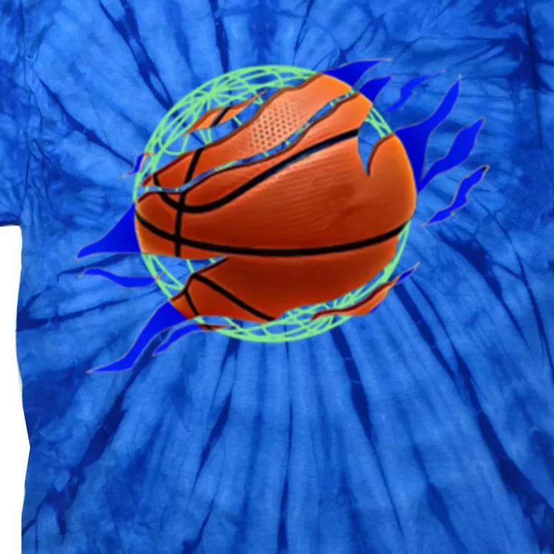 Basketball Fans (Front/Back) Gift Tie-Dye T-Shirt