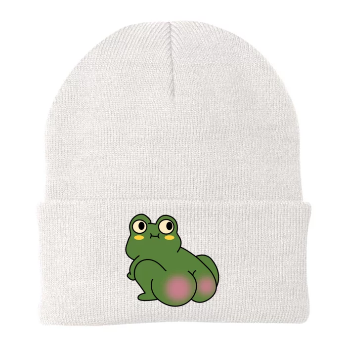 Butt Frog Funny FroggyS Flippered Fancy Knit Cap Winter Beanie