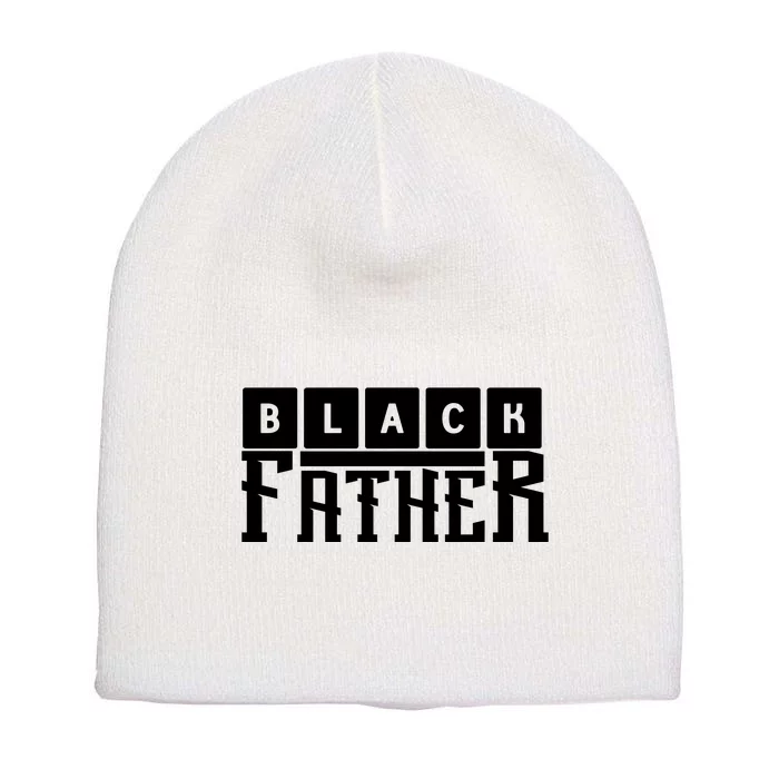 Black Father Father's Day Gift Short Acrylic Beanie