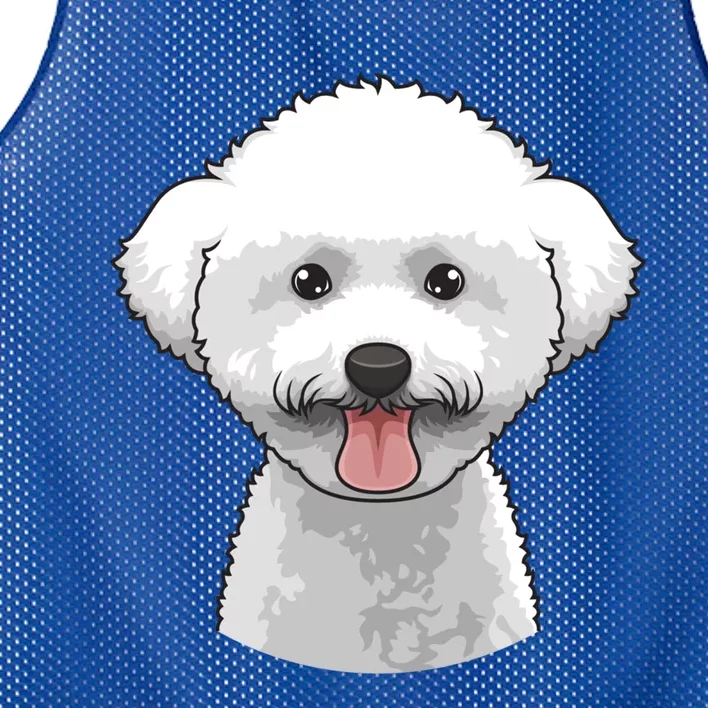 Bichon Frise Face Cute Bichon Frise Dog Funny Design Funny Gift Mesh Reversible Basketball Jersey Tank