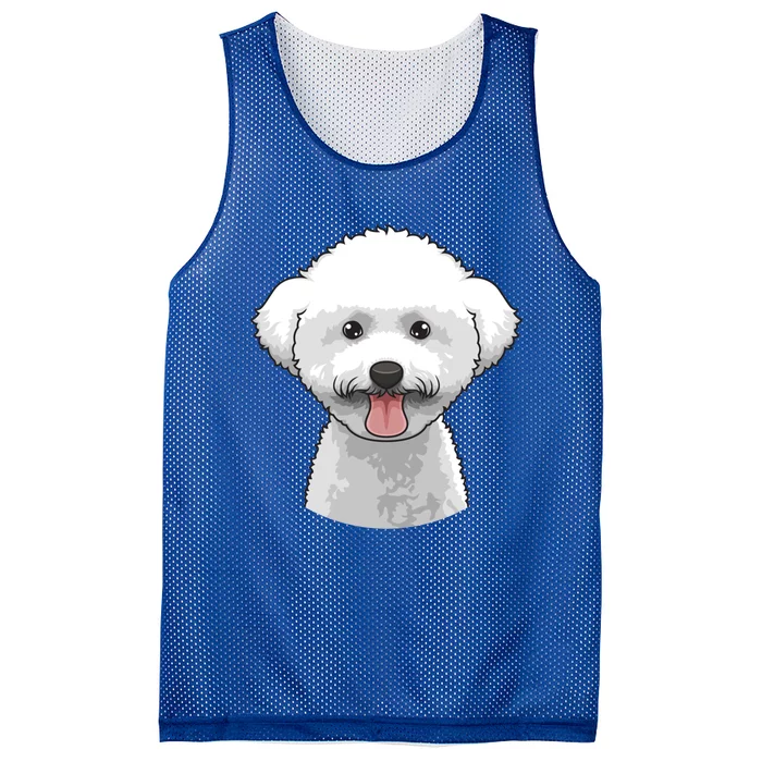 Bichon Frise Face Cute Bichon Frise Dog Funny Design Funny Gift Mesh Reversible Basketball Jersey Tank