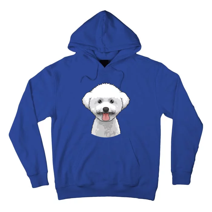 Bichon Frise Face Cute Bichon Frise Dog Funny Design Funny Gift Tall Hoodie