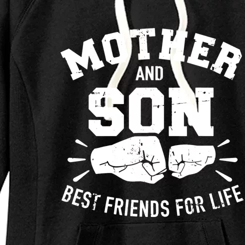 Best Friends For Life Mother And Son Women's Fleece Hoodie