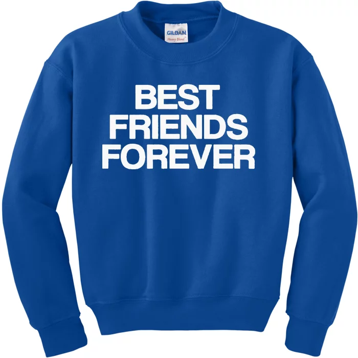 Best Friends Forever Bff Matching Friends Kids Sweatshirt