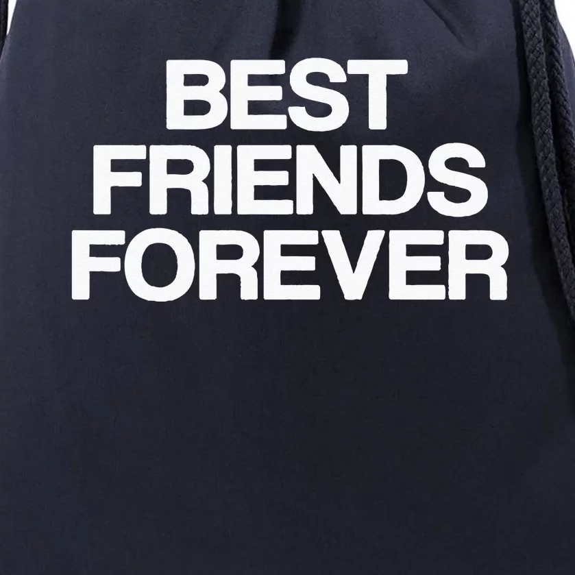 Best Friends Forever Bff Matching Friends Drawstring Bag