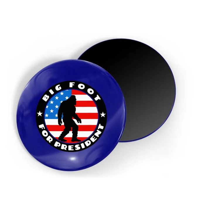 Big Foot For President Usa Flag Sasquatch Silhouette Magnet