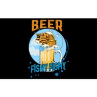 Beer Fishy Fishy Beer Fish Lover Funny Blue Sky Bumper Sticker