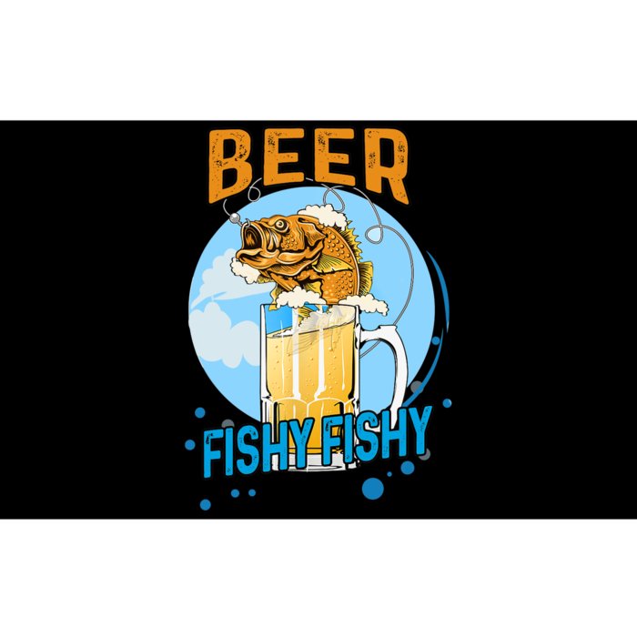 Beer Fishy Fishy Beer Fish Lover Funny Blue Sky Bumper Sticker