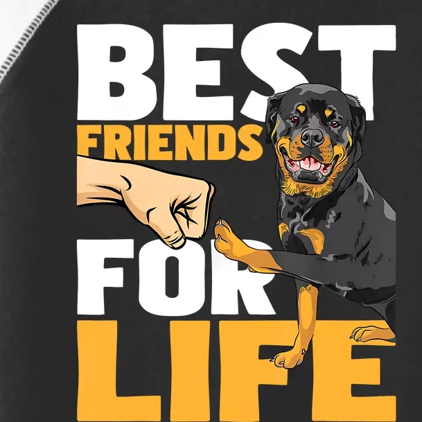 Best Friends For Life Rottweiler Animal Dog Lover Breeder Toddler Fine Jersey T-Shirt