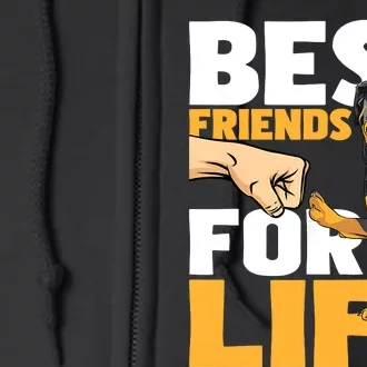 Best Friends For Life Rottweiler Animal Dog Lover Breeder Full Zip Hoodie