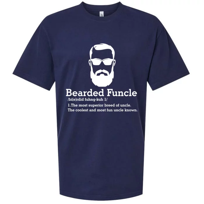 Bearded Funcle Funny Definition Lover Sueded Cloud Jersey T-Shirt