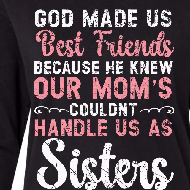 Best Friend Forever Friendship Bestie BFF Squad Womens Cotton Relaxed Long Sleeve T-Shirt