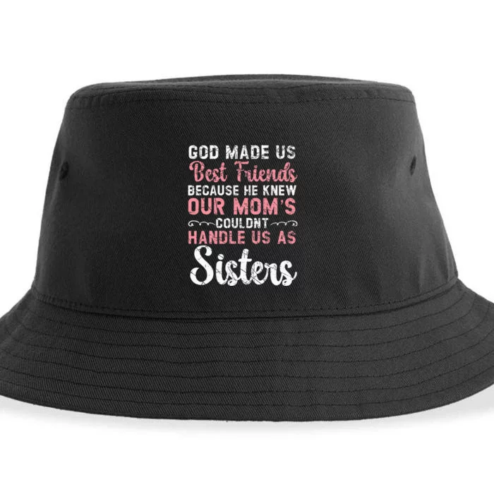 Best Friend Forever Friendship Bestie BFF Squad Sustainable Bucket Hat