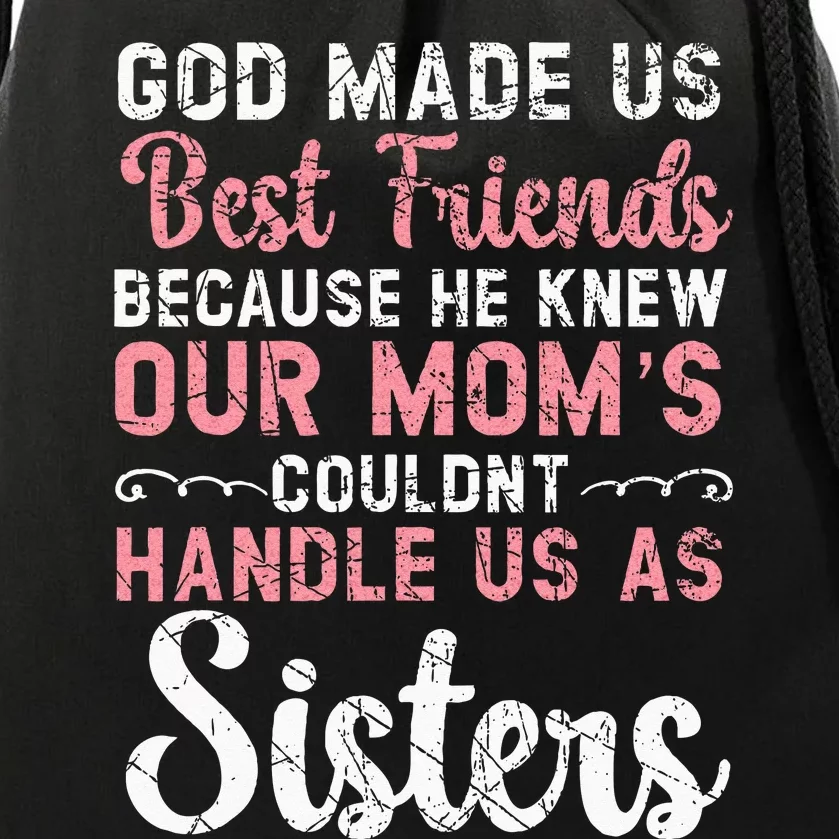 Best Friend Forever Friendship Bestie BFF Squad Drawstring Bag