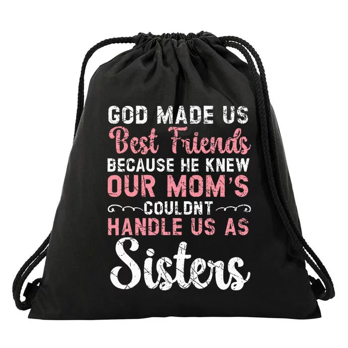 Best Friend Forever Friendship Bestie BFF Squad Drawstring Bag