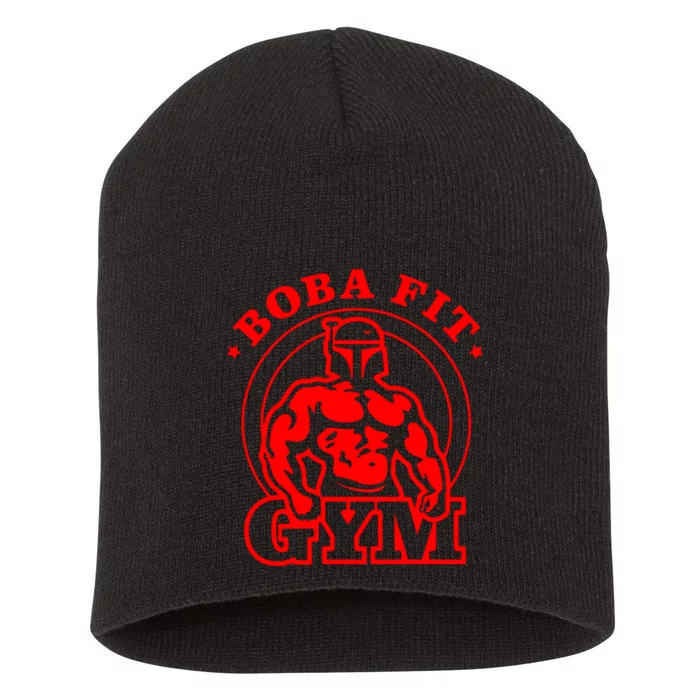 Boba Fit Fat Bodybuilding Gym Short Acrylic Beanie